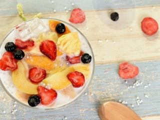 8、你没有参加过的水果捞欢趴,水果捞俯拍图