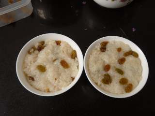 9、桂花紫薯糯米饭,再盖一层糯米饭