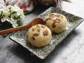 13、桂花紫薯糯米饭,即可食用桂花紫薯糯米饭