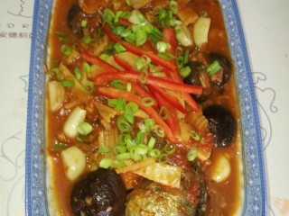 18、[鱼類]菜谱#双冬烧大黄鱼#(创建于2/3~2018),再滴入香油，即成，OK。