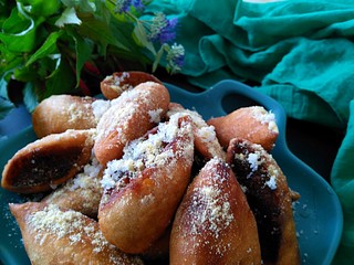 19、#甜味#酥炸脆皮红薯鸡翅,最后撒点黄豆面即可