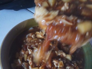 20、家庭版素臊子刀削面,成品