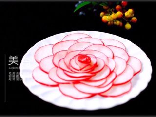 14、酸甜萝卜花（王氏私房菜）,成品二