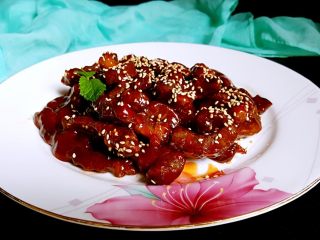 3、糖醋牛肉里脊,开吃吧