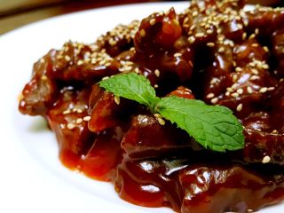 4、糖醋牛肉里脊,酸酸甜甜的