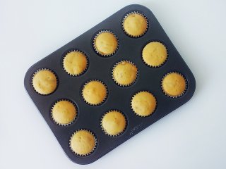 12、柚子蜂蜜迷你玛芬,成品