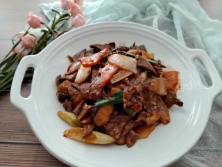 20、滑炒猪肝,美味的滑炒猪肝就好了。特下饭????????