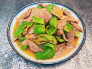 18、酱爆猪肝,出锅