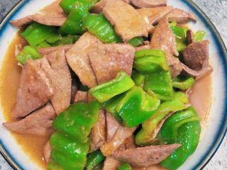 19、酱爆猪肝,成品图