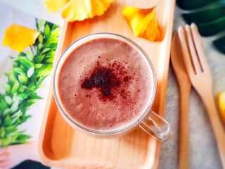 18、冬喝暖饮夏吃冰～暖冬系列之白薯可可热饮,趁热喝吧，你会后悔只做了一杯的