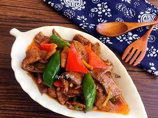 14、爆炒猪肝,成品