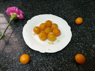 7、通气止咳的蜂蜜金桔,加上蜂蜜。