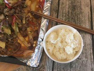 17、孜然羊腿肉,开吃啦…