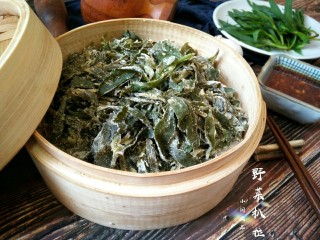 13、忆苦思甜的野菜扒拉,成品。