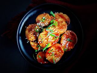 12、蚝油杏鲍菇,春节家宴必备,成品。