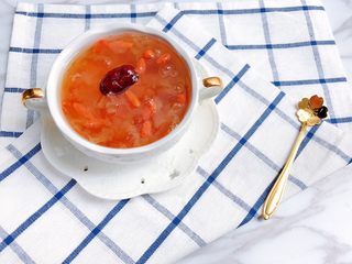 15、养颜羹,一碗慢慢植物胶原蛋白的养颜羹就完成了