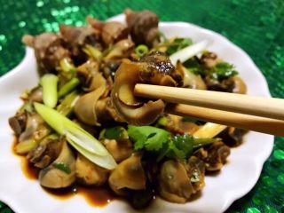 14、香葱拌小海螺,美味就是要和大家一起分享