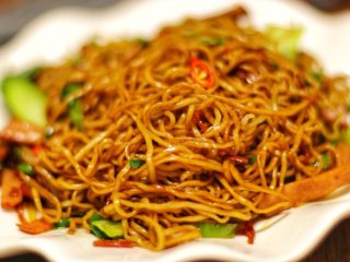 14、快手炒面,成品