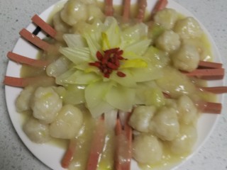 17、菜谱#佛手观音莲花白菜#(创建于16/11~2017),成品图。0K。