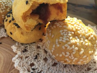 9、南瓜双芝球,香糯可口，满口留香