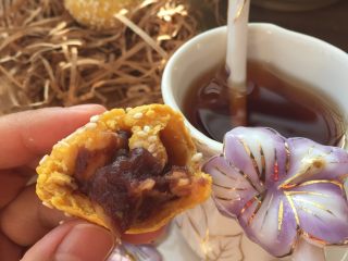 10、南瓜双芝球,配上红茶和阳光，美味的下午