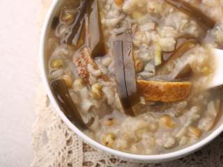 9、陈皮海带汤,只要稍微等待一会，美味的陈皮海带粥就出锅咯