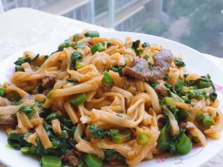 22、潮汕芥蓝牛肉炒粿条(湿炒牛河),成品图