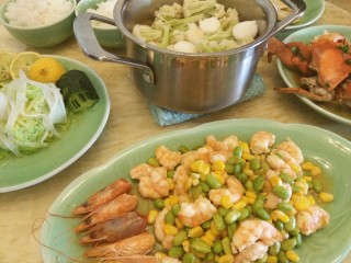 16、客人来了怎么办!中午吃什么!,一桌可以招待客人的菜就完成啦!