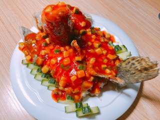 26、松鼠桂鱼,完成