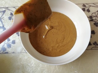 11、#甜味#红枣戚风蛋糕,打好的红枣糊，特别细腻，无颗粒，如图。