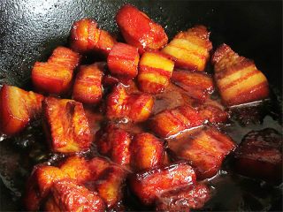 12、神仙肉,直到收汁，红烧肉入口即化，即可