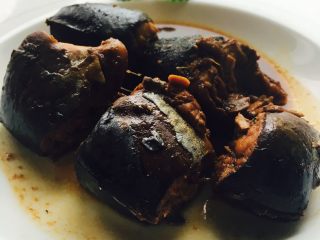 9、红烧鲅鱼,关火装盘