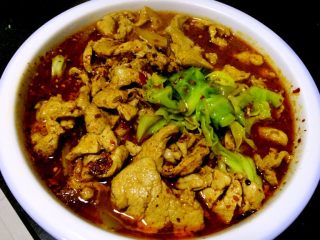 10、家庭版水煮肉片,如图美美的享用吧