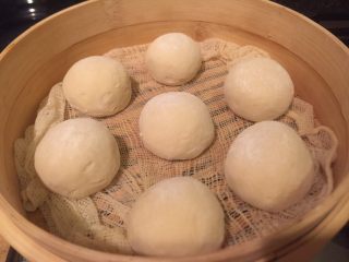 21、豆渣奶香馒头,放入锅20分钟。