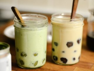 19、两种珍珠+波霸奶茶,组合起来就可以喝啦