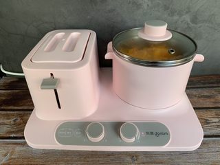 2、红糖南瓜饼,放东菱早餐机蒸熟