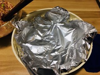 18、仪式感的宴席菜-莲花翡翠卷,像这样,目的是为了锁住水分