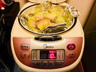 24、仪式感的宴席菜-莲花翡翠卷,蒸煮功能10分钟