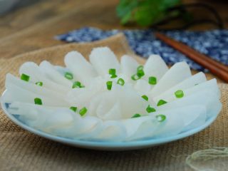 16、糖醋白萝卜,成品。