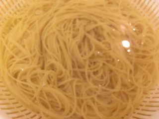 28、意大利肉酱面,准备一盆冷开水，过一下面条！