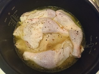 19、电饭煲+海南鸡饭,排入大雞腿