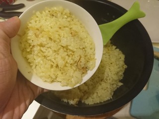 33、电饭煲+海南鸡饭,取一只碗添好飯