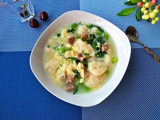 13、暖心牛肉面疙瘩汤,完成