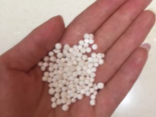 1、芒椰西米露,少许西米，可依据个人喜好，我比较喜欢西米少点，这里是一人份的，一次吃完。用开水煮15分钟，注意不能用冷水。