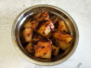 10、蒸素扣肉,酱涂开