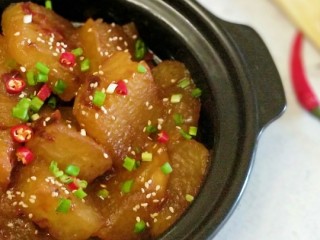 16、蒸素扣肉,成品图