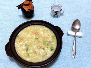 12、虾仁蛋黄豆花羹,这道羹汤营养价值超级丰富