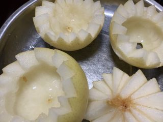 10、冰糖雪梨,冲洗