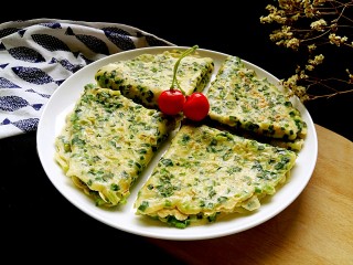 12、#绿色美食#韭菜鸡蛋饼,鸡蛋和韭菜就是绝配。