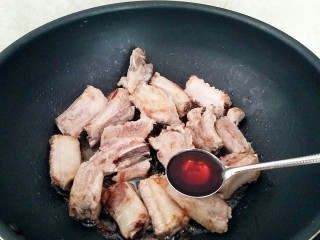 8、家庭版:高升排骨,2勺香醋。